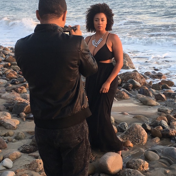 Express Maxi dress with black cut outs - Picture 3 of 3